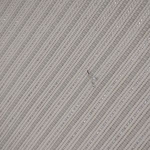 Set of 3 elegant white sparkly placemats